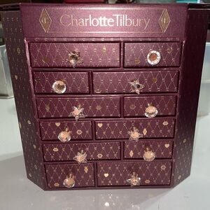 Charlotte Tilbury treasure box Lucky Chest of Beauty EMPTY